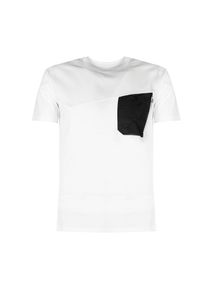 Les Hommes T-shirt | LKT103 703C | Regular Fit Mercerized | Mężczyzna | Biały. Okazja: na co dzień. Kolor: biały. Materiał: bawełna. Styl: casual #5