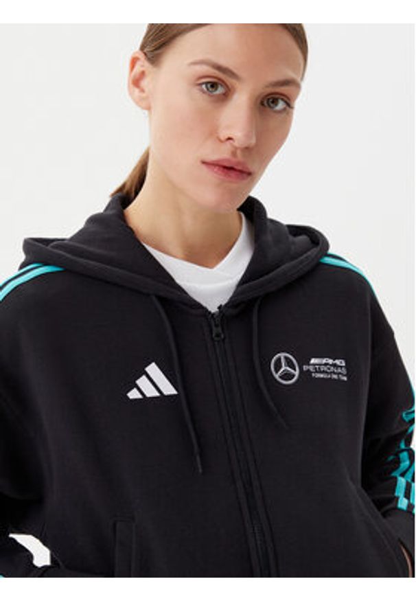Adidas - adidas Bluza Mercedes - AMG Petronas Formula One Team DNA JV5436 Czarny Loose Fit. Kolor: czarny. Materiał: bawełna