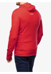 Bluza rozpinana męska Mammut Taiss Light ML Hooded Jacket. Kolor: czerwony