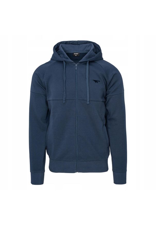 Hi-tec - Bluza Rozpinana Męska Hadar. Kolor: szary, niebieski, wielokolorowy. Styl: sportowy. Sport: turystyka piesza