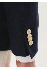 Pako Lorente - PAKO LORENTE – Lniana marynarka dwurzędowa. Materiał: len. Sezon: wiosna #6