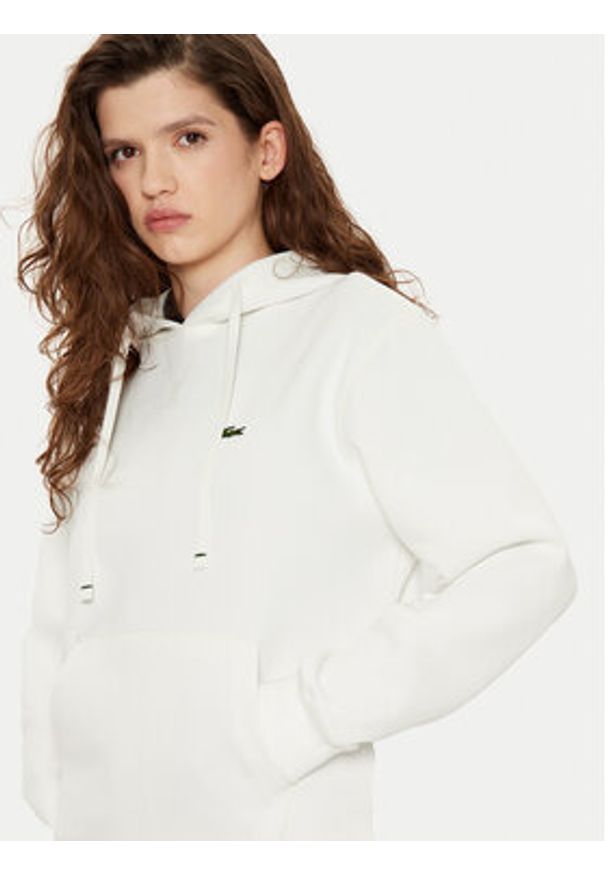 Lacoste Bluza SF8346 Écru Regular Fit. Materiał: bawełna, syntetyk