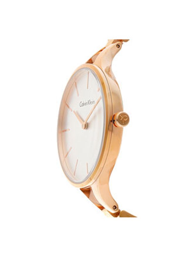 Calvin Klein Zegarek Graphic K7E23646 Złoty. Kolor: złoty