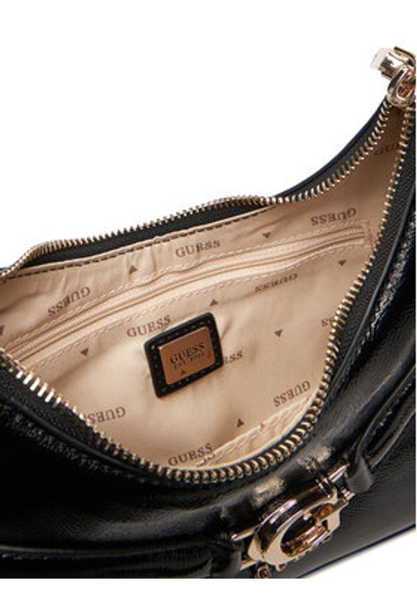 Guess Torebka 178716 Czarny. Kolor: czarny. Materiał: skórzane