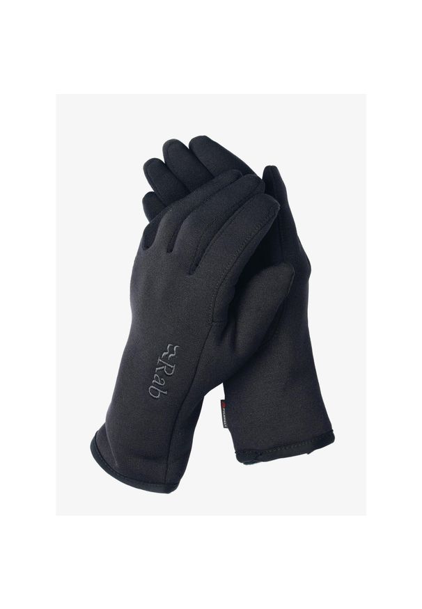 Rękawiczki męskie Rab Power Stretch Pro Glove. Kolor: czarny. Sport: turystyka piesza