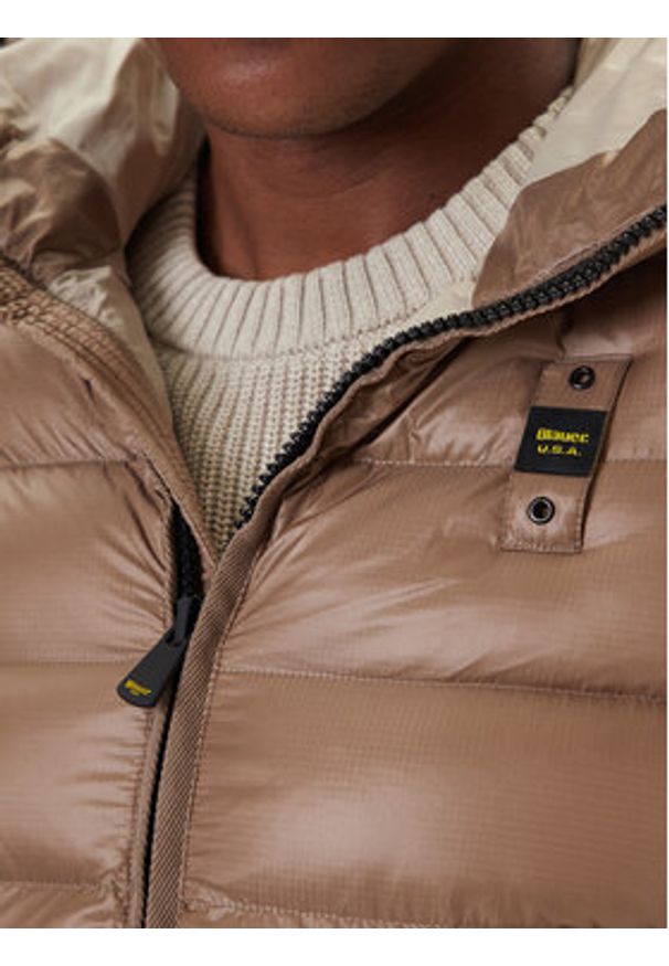 Blauer Kurtka przejściowa 25WBLUC02079 Beżowy Regular Fit. Kolor: beżowy. Materiał: syntetyk