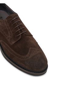 Pollini Półbuty SB10233G0MUB0301 Brązowy. Kolor: brązowy. Materiał: zamsz, skóra #3