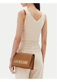 Love Moschino - LOVE MOSCHINO Torebka JC4192PP1MKD0201 Brązowy. Kolor: brązowy. Materiał: skórzane