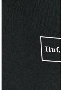 HUF Bluza męska kolor czarny z nadrukiem. Okazja: na co dzień. Kolor: czarny. Materiał: dzianina. Wzór: nadruk. Styl: casual #4