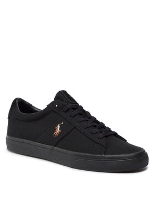 Polo Ralph Lauren Tenisówki Sayer 816764497002 Czarny. Kolor: czarny. Materiał: materiał