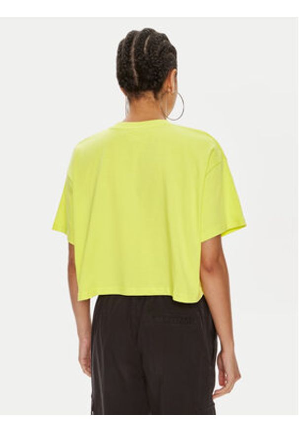 Karl Kani T-Shirt Small Signature Essential 6137877 Żółty Boxy Fit. Kolor: żółty. Materiał: bawełna