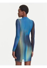 Desigual Sukienka codzienna Shira 25WWVK43 Niebieski Slim Fit. Okazja: na co dzień. Kolor: niebieski. Materiał: syntetyk. Typ sukienki: proste. Styl: casual #3