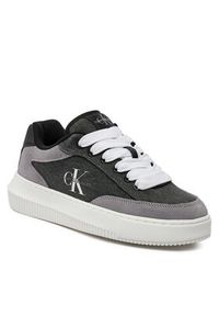 Calvin Klein Jeans Sneakersy Chunky Cupsole Lace Skater Btw YW0YW01452 Czarny. Kolor: czarny #5