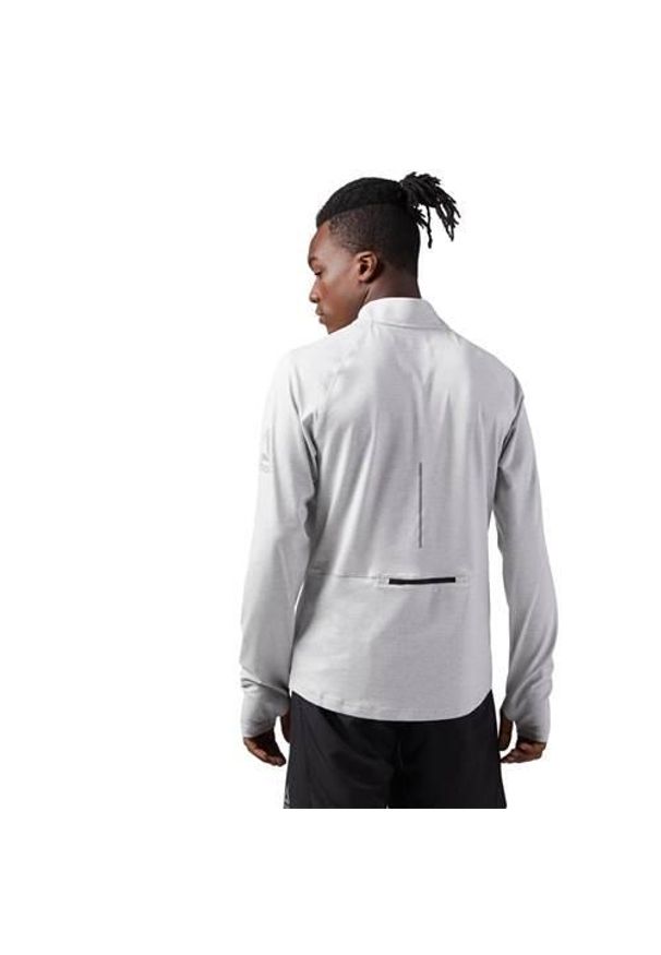 Bluza sportowa męska Reebok Reflective Speedwick Quarter Zip. Kolor: biały