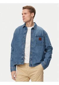 Guess Jeans Koszula jeansowa M6GH51 D5M5V Niebieski Oversize. Kolor: niebieski. Materiał: bawełna #1