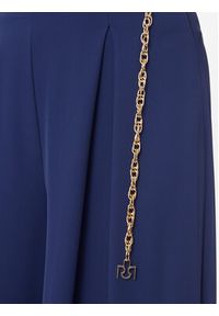 Rinascimento Spodnie materiałowe CFC0117462003 Granatowy Wide Fit. Kolor: niebieski. Materiał: syntetyk #4