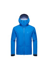 BLACK YAK - Kurtka turystyczna męska Blackyak HARIANA Gore-Tex przeciwdeszczowa. Kolor: niebieski. Technologia: Gore-Tex