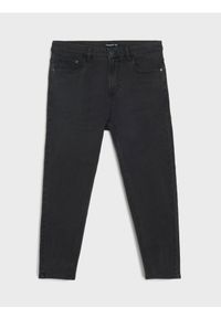 Sinsay - Jeansy skinny fit - czarny. Kolor: czarny