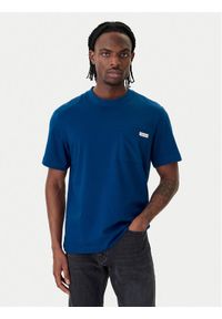 Calvin Klein Jeans T-Shirt LV04RF280G Niebieski Regular Fit. Kolor: niebieski. Materiał: bawełna #1