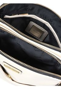 Kazar - Listonoszka damska w kolorze złamanej bieli. Materiał: skórzane. Styl: klasyczny #2