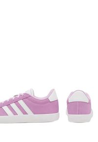 Adidas - adidas Sneakersy Vl Court 3.0 K ID6310 Fioletowy. Kolor: fioletowy. Materiał: zamsz, skóra #4