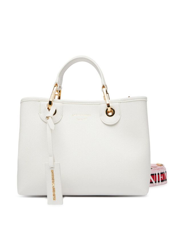 Emporio Armani Torebka EW000361 AF12103 M0034 Biały. Kolor: biały. Materiał: skórzane