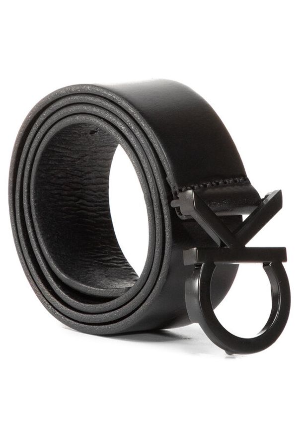 Calvin Klein Pasek Męski 35mm Ck Buckle Belt K50K505792 Czarny. Kolor: czarny. Materiał: skóra