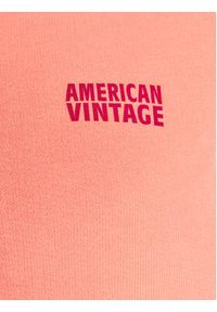 AMERICAN VINTAGE - American Vintage Bluza Izubird IZU03DE24 Pomarańczowy Regular Fit. Kolor: pomarańczowy. Materiał: bawełna. Styl: vintage #2