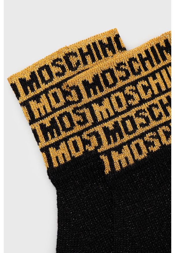 MOSCHINO - Moschino - Rękawiczki. Kolor: żółty