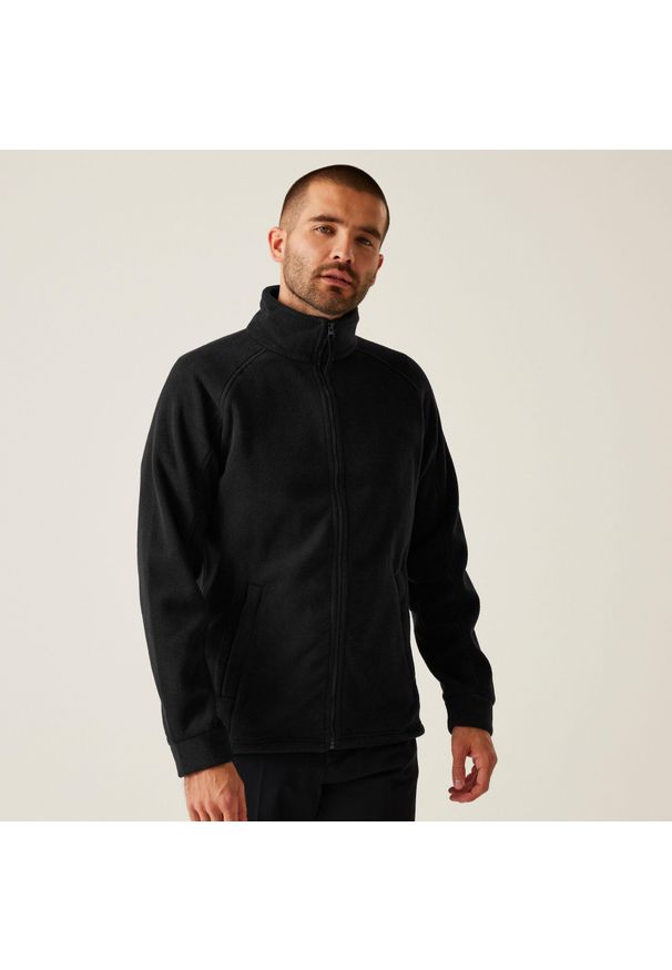 Regatta - Męski polar Thor III z pełnym zamkiem błyskawicznym. Kolor: szary. Materiał: polar. Sezon: zima. Sport: turystyka piesza