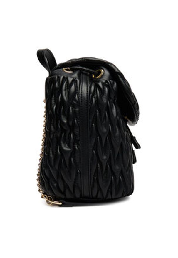 Love Moschino - LOVE MOSCHINO Plecak JC4015PP1NLH0000 Czarny. Kolor: czarny. Materiał: skóra