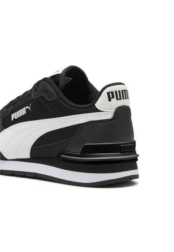 Buty do chodzenia męskie Puma St Runner V4 Nl Jr. Kolor: czarny. Materiał: materiał, syntetyk. Szerokość cholewki: normalna. Sport: turystyka piesza