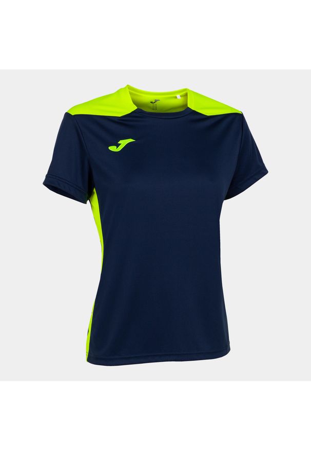 Koszulka do piłki nożnej damska Joma Championship VI. Kolor: wielokolorowy, niebieski, żółty. Sport: piłka nożna