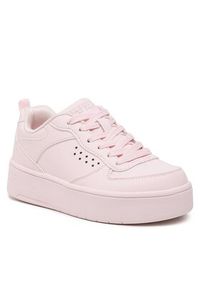 skechers - Skechers Sneakersy Court High Color Zone 310197L Różowy. Kolor: różowy. Materiał: skóra #6