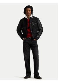 Polo Ralph Lauren Kurtka bomber 710907546001 Czarny Regular Fit. Typ kołnierza: polo. Kolor: czarny. Materiał: syntetyk #5