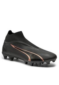 Puma Buty do piłki nożnej Ultra Match FG/AG 10775902 02 Czarny. Kolor: czarny. Materiał: skóra