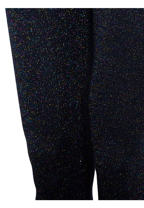 Juicy Couture Legginsy | JWTKB179522 | High Waisted Leg | Kobieta | Granatowy. Kolor: niebieski. Materiał: bawełna, poliester, elastan. Wzór: aplikacja