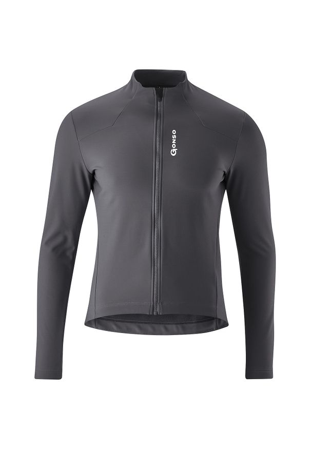 GONSO - Dżersej z długim rękawem Gonso Sitivo. Kolor: szary. Materiał: jersey. Długość rękawa: długi rękaw. Długość: długie. Sport: kolarstwo
