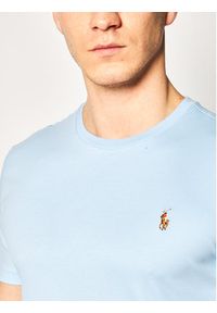 Polo Ralph Lauren T-Shirt Classics 710740727 Błękitny Slim Fit. Typ kołnierza: polo. Kolor: niebieski. Materiał: bawełna #2