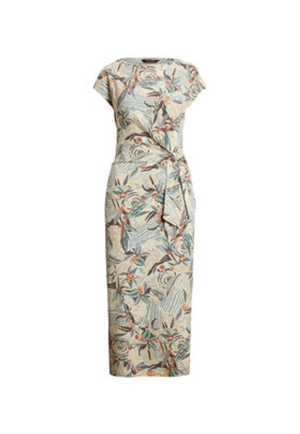 Lauren Ralph Lauren - LAUREN RALPH LAUREN Sukienka codzienna 250964087001 Kolorowy Slim Fit. Okazja: na co dzień. Materiał: bawełna. Wzór: kolorowy. Typ sukienki: proste. Styl: casual