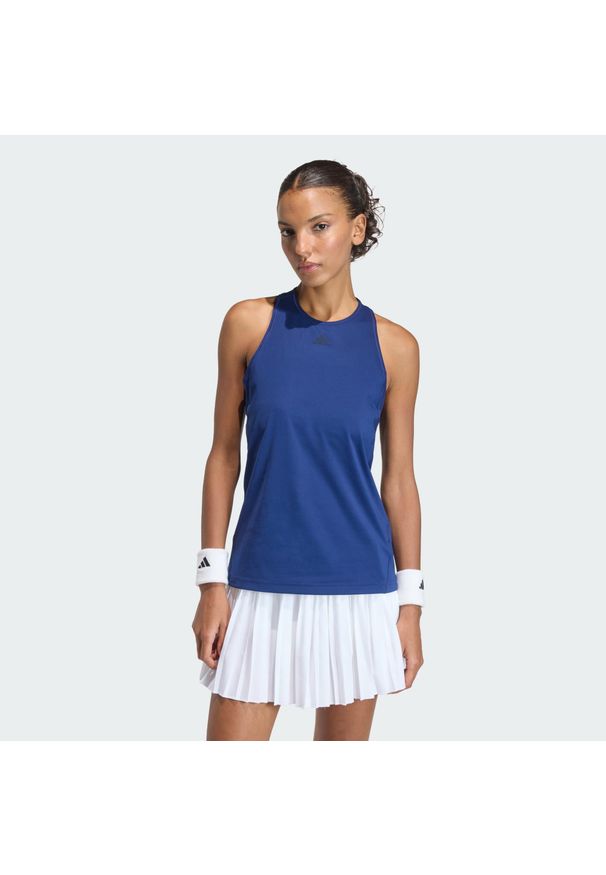 Adidas - Koszulka Club Tennis Climacool. Kolor: niebieski. Technologia: ClimaCool (Adidas). Sport: tenis