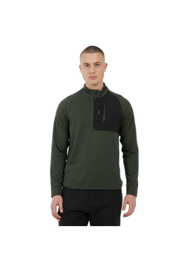 1/4 zip fleece Protest Catcher. Kolor: zielony. Materiał: polar