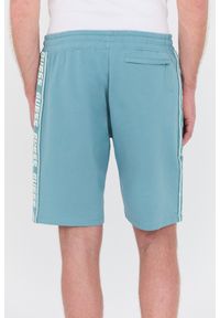 Guess - GUESS Turkusowe męskie shorty Arlo, Rozmiar XL. Kolor: niebieski