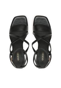 Guess Sandały Tiline FL6TLI LEA03 Czarny. Kolor: czarny. Materiał: skóra #3