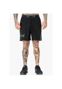 TAPOUT - Krótka klasyczna coupe Tapout. Kolor: czarny, zielony, wielokolorowy. Długość: krótkie. Sezon: lato. Sport: fitness #1