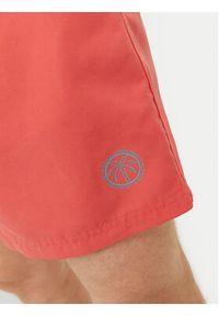 Jack & Jones - Jack&Jones Szorty kąpielowe Jpstfiji 12225961 Koralowy Regular Fit. Kolor: pomarańczowy. Materiał: syntetyk #8