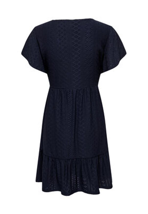 only - ONLY Sukienka codzienna 15289687 Granatowy Regular Fit. Okazja: na co dzień. Kolor: niebieski. Materiał: syntetyk. Typ sukienki: proste. Styl: casual
