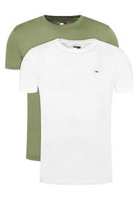 Tommy Jeans Komplet 2 t-shirtów DM0DM20687 Kolorowy Slim Fit. Materiał: bawełna. Wzór: kolorowy