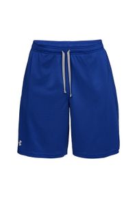 Spodnie do biegania męskie Under Armour Tech Mesh Short. Kolor: szary, niebieski, wielokolorowy. Materiał: mesh. Sport: bieganie #1