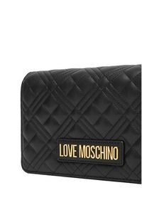 Love Moschino - LOVE MOSCHINO Torebka JC4079PP0NLA0000 Czarny. Kolor: czarny. Materiał: skórzane #4